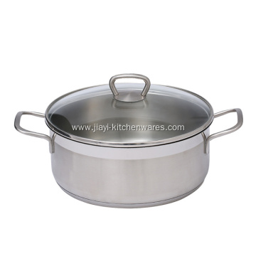 Eco Friendly Stainless Steel Casserole Saucepan Cookware